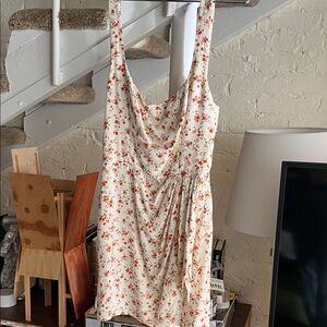 Reformation Floral Sleeveless Dress